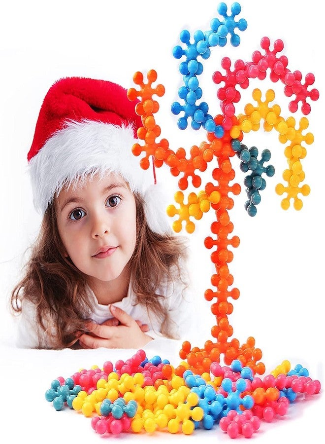 BlackZone� Star Links Interlocking Blocks Educational, Construction Blocks for Kids, Colorful Star Building Blocks Toys for Kids Boys Girls Multicolor for Age 5+ Years (Star Link 200 Pcs) - Image 2